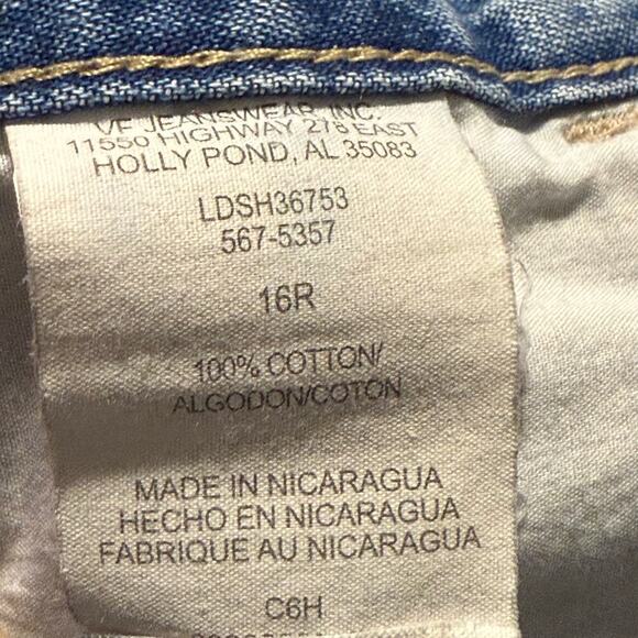 Vintage Lee Dungarees Carpenter Jeans 16R Light Wash 100% Cotton Relaxed Fit - Picture 7 of 16